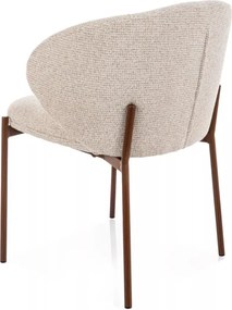 Kioto D étkezőszék világosbézs/dió