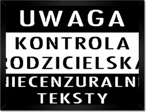 Poszterek keretben 40x30 Szülői felügyelet