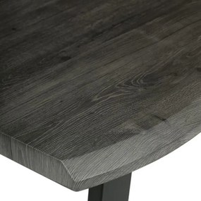 Étkezőasztal 140×80 cm, MDF, Szürke Tölgy. HT-F4214 GREY