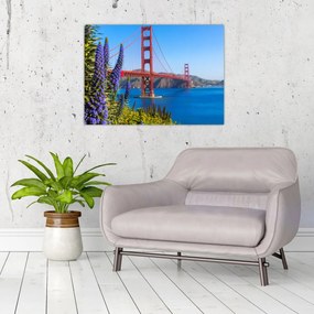 Kép - Golden Gate híd, San Francisco (70x50 cm)