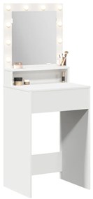 LED-es sminktükör fehér 50x41x135 cm