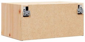 Éjjeli asztal fiókkal Barna 50 x 32.5 x 24 cm Tömör fenyőfa