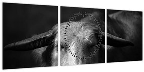 Kép - Tehén (órával) (90x30 cm)