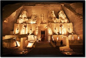 Poszterek keretben 60x40 Abu Simbel templom
