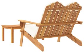 2 részes tömör akácfa kerti Adirondack ülőgarnitúra