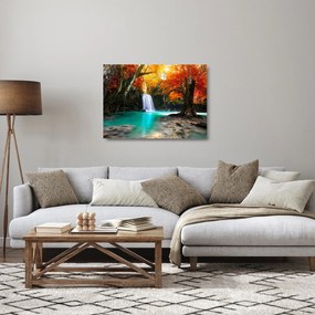 Kép - Smaragd lagúna (üvegen) (70x50 cm)