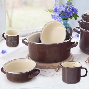 Orion Smaltált serpenyő szegéllyel Brown, 0,65 l, 0,65 l