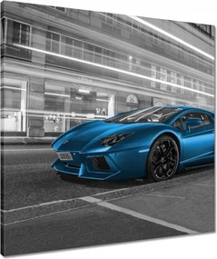 Vászonkép 60x60 Kék sebesség