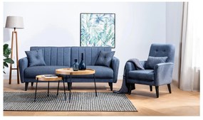 Ülőgarnitúra Aquamarine (tengerészkék). Akció -21%. 1101486