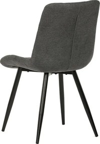 Étkezőszék, szürke, szövet, CT-382 GREY2