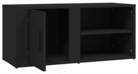 2 db fehér szerelt fa TV-szekrény 80x31,5x36 cm