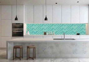 Wallplex konyhahátfal Herringbone (Méret: 60x300)