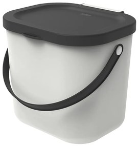 Fehér komposztálható hulladékgyűjtő edény 6 l Albula - Rotho