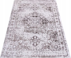 Szőnyeg 160x220 Vintage Bézs Barna Nappali Puha Kétszintes