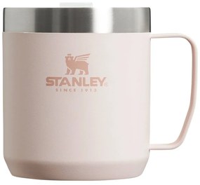 Világos rózsaszín rozsdamentes acél termobögre 350 ml Stay-Hot Camp Mug Rose Quartz – Stanley