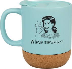 Bögre Kék Sláger Ajándék Vicces Anyák Napja Az Erdőben Élsz?