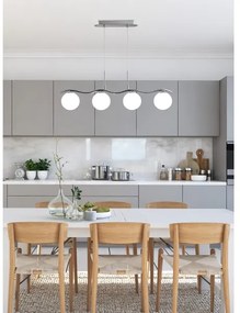 Csillár zsinóron RAMON 4xG9/40W/230V fényes króm