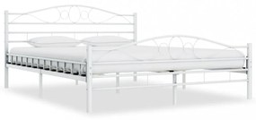 Fehér fém ágykeret 200 x 200 cm