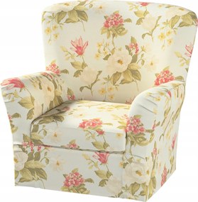 Tomelilla magas fotelhuzat Ikea könyvjelzőkkel, sárga