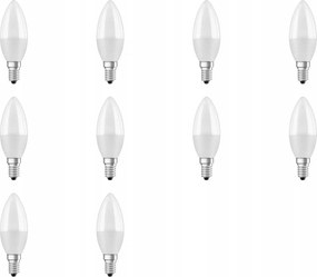 Led izzó Gyertya Kis Menetes E14 10W=60W 3000K Meleg szín 1000lm 10db