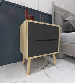 Flora - Sapphire Oak, Anthracite