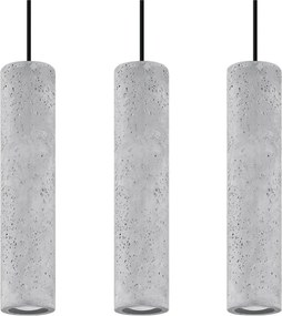 Szürke beton függőlámpa Fadre – Sollux
