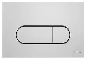 VitrA Root Round Flush Plate, Shiny Chrome 740-2280