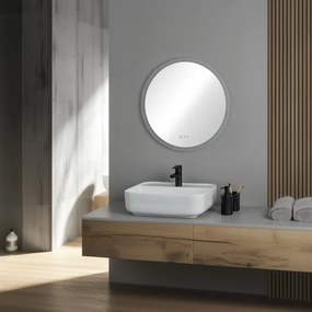 Brilagi-LED RGBW dimmelhető, páramentesítő fűtéssel, beépített LED háttérvilágítással rendelkező tükör CLARA PRO LED/18W/230V Ø 60 cm IP44