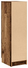 antik fa színű szerelt fa cipőszekrény 29,5 x 35 x 100,5 cm
