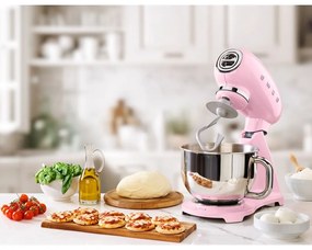 Rózsaszín konyhai robotgép Retro Style – SMEG