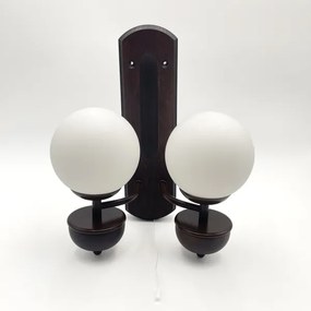 Brilagi - LED Fali lámpa COTTAGE 2xG9/40W/230V bükkfa/fehér