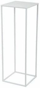 Virágállvány 70x24 cm, fehér