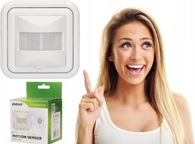 Szürkületi Mozgásérzékelő Dobozhoz 60 Led Pir