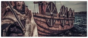 Kép - Viking harcos (120x50 cm)