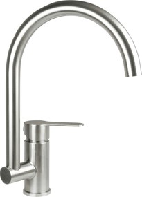 Deante Neo Lupo, mosogató csaptelep, acél, DEA-BLU_F62M