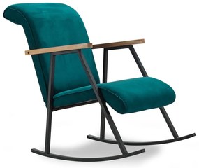 Petróleumkék fotel Yoka – Artie