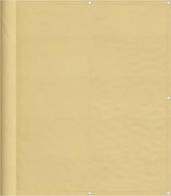 vidaXL homokszínű 100% oxford poliészter erkélyparaván 120 x 400 cm