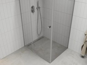 Mexen Roma zuhanykabin 120x70cm, 6mm üveg, króm profil-átlátszó üveg, 854-120-070-01-00