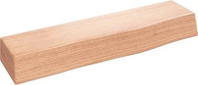 vidaXL világosbarna kezelt tömör tölgyfa fali polc 40x10x6 cm