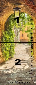 Fotótapéta ajtóra SICILIA 86x200 cm
