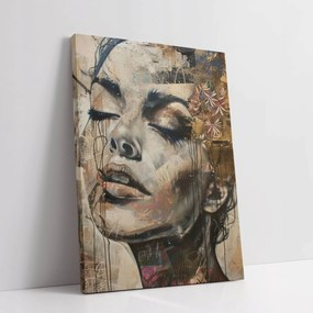 Vászonkép Nő modern művészet otthon nappali szoba 60x80