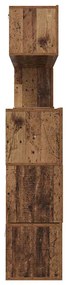 TV szekrény garnitúra 8 pcs Régi fa 80 x 30 x 30 cm Faanyag