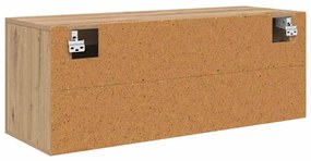 Cipőszekrény polcokkal kézműves tölgy 100 x 35 x 38 cm Faanyag