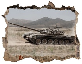 3d-s lyuk vizuális effektusok matrica Tank a sivatagban nd-k-85502732