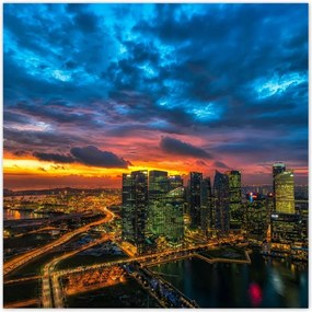 Poszterek 100x100 Városi táj Kilátás