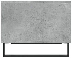 Betonszürke szerelt fa dohányzóasztal 60 x 50 x 40 cm