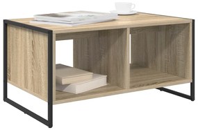 vidaXL Dohányzóasztal Sonoma 80 x 50 x 40 cm Faanyag