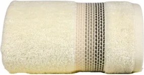 Ombre törölköző 70x140 krémszínű 450g/m2 Frotex Greno