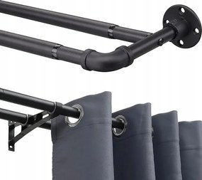 Inflation Dupla függönykarnis 74-132 cm