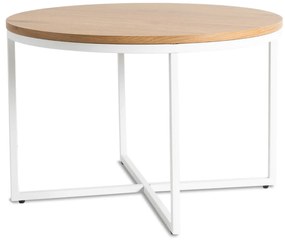 Dohányzóasztal Tölgy/Fehér Színben. HANTEL